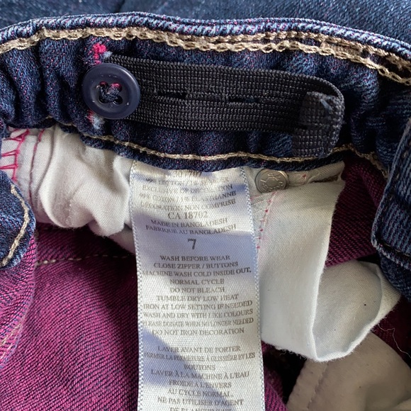 Levi’s girls skinny jeans size 7 - Picture 3 of 4